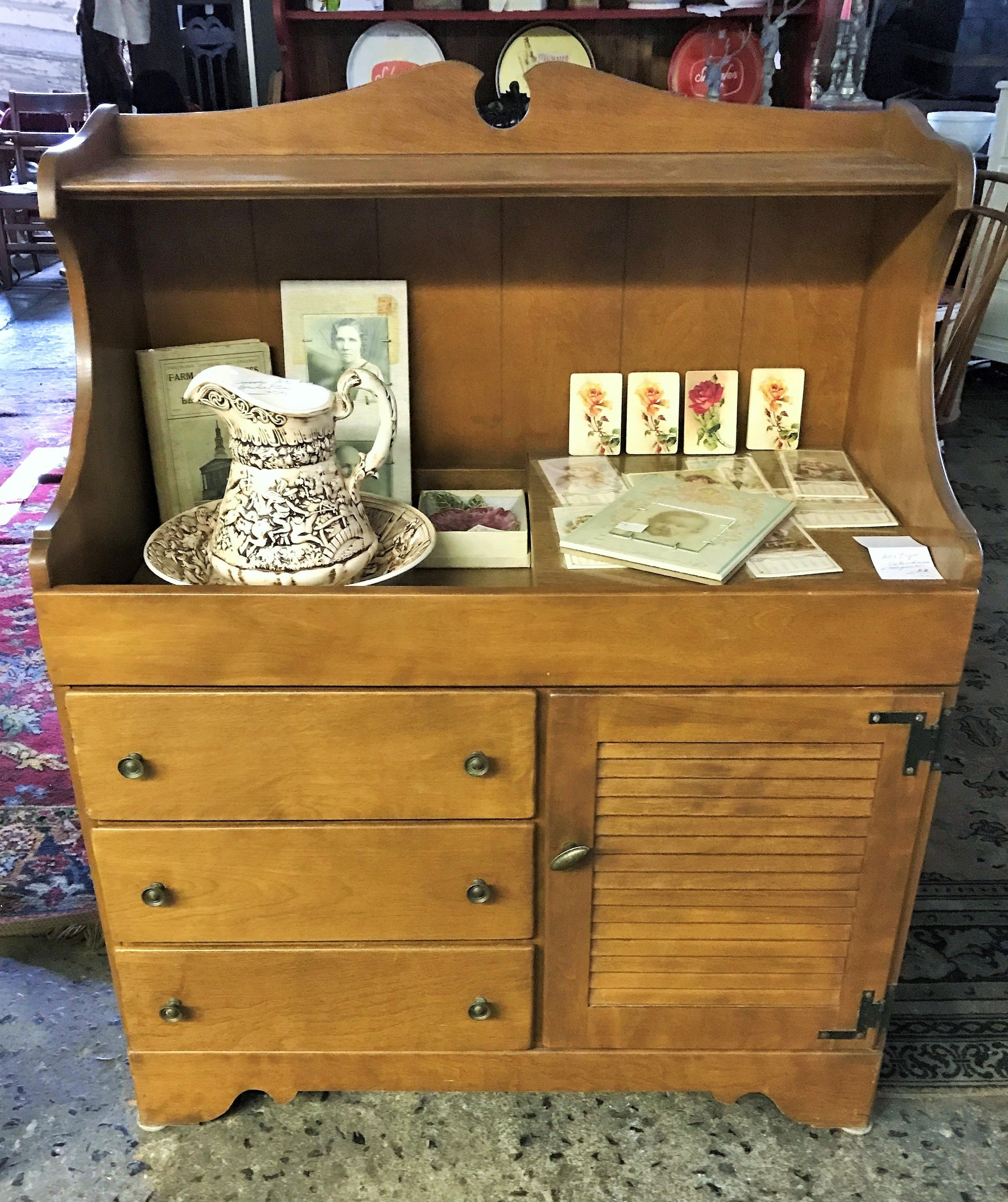 Dry sink hutch sale